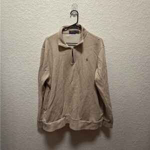 Polo Ralph Lauren Double Knit Mesh Quarter Zip Pullover